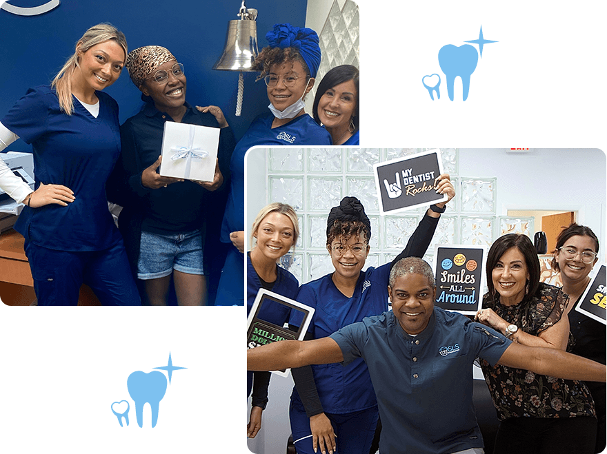 Dr. Smith and the SLS team in the Coral Springs office