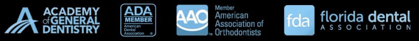 ADA, AAO, Academy of General Dentistry, and Florida Dental Association